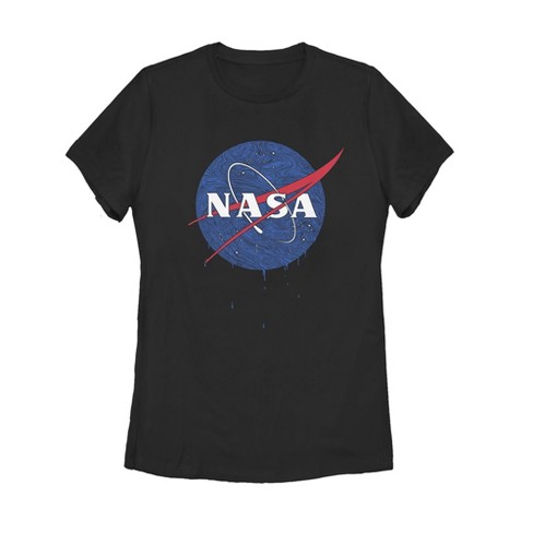 Women's Nasa Galactic Swirl Logo T-shirt : Target