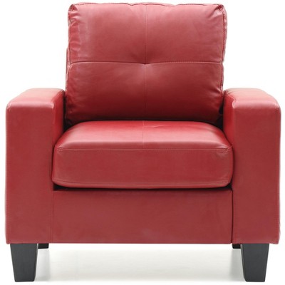 Passion Furniture Newbury Red Removable Cushions Accent Chair Target   GUEST 4a17b8c4 Da83 4275 B904 0f44ad00d650