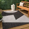 JONATHAN Y Lucian Modern Geometric Abstract Two-Tone Indoor/Outdoor Area Rug - 3 of 4