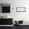 Stupell Industries Get Naked Minimal Planks Black Framed Floater Canvas Wall Art - 2 of 4
