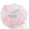 Wrapables Lil Miss Mia Organza Ruffle Socks for Toddler Girl, Set of 4 (Size 4-6) - Purple, Pink, Yellow, Green - 3 of 4
