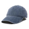 Dalix Mens Pigment Dyed Washed Cotton Cap Adjustable Hat 6 Panel Unstructured - 2 of 4