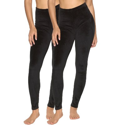 Felina - 2-Ply Velour Leggings for Women - Ultra-Soft and Cozy