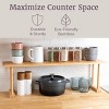 Hastings Home Bamboo Sink Shelf - Counter Organizer and Space-Saving Storage - 2 of 4