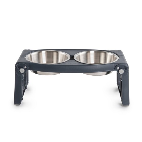 Dexas Adjustable Height Stainless Steel Dog Bowl