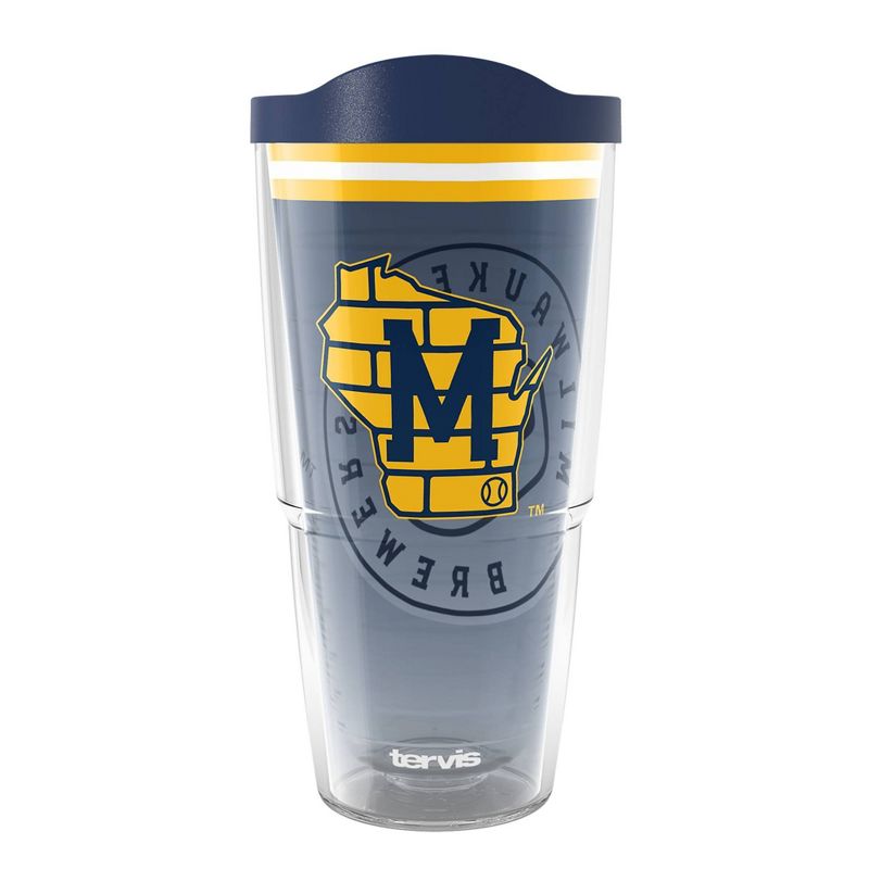MLB Milwaukee Brewers 24oz Forever Fan Classic Tumbler, 1 of 4
