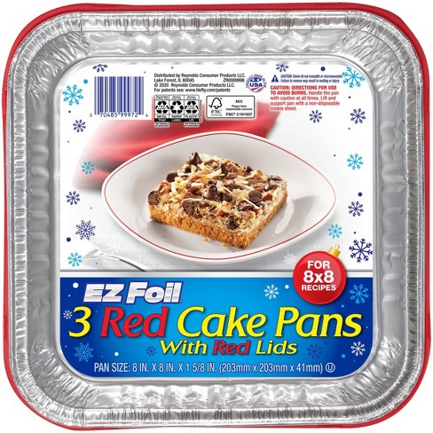Cake Pan 8x8 Ss, 1 Pack - Food 4 Less