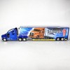 KiNSMART Kenworth T700 Container Truck, 1:68 Scale, Die Cast Metal Model, Blue with Decals, Pullback Action - 2 of 4