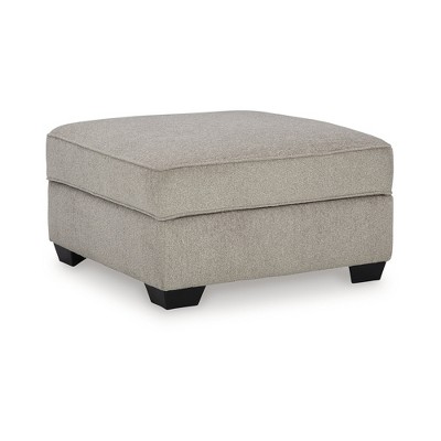 Signature Design by Ashley Claireah Upholstered Ottoman With Storage, Umber Brown