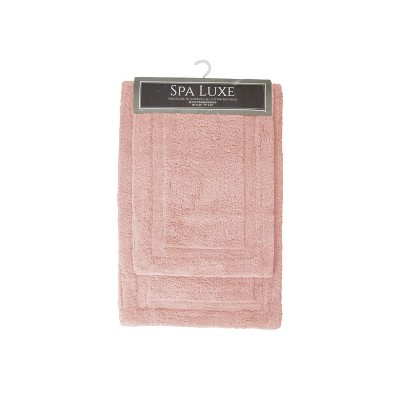 Arkwright Home Spa Lux Solid 2pc Bath Rug Set