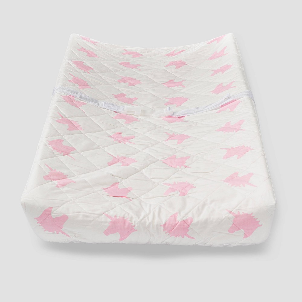 Photos - Changing Table Layette by Monica + Andy Changing Pad Cover - Unicorn Dreams