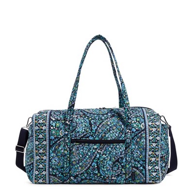 Vera Bradley Women's Cotton Large Travel Duffel Bag Provence Paisley :  Target