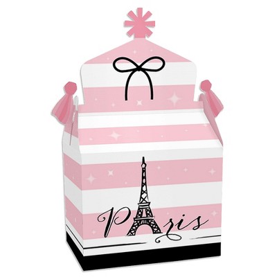 Big Dot Of Happiness Paris, Ooh La La - Treat Box Party Favors - Paris ...