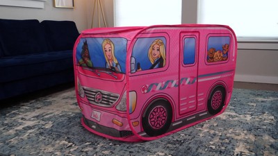 Barbie pop up dream camper online tent