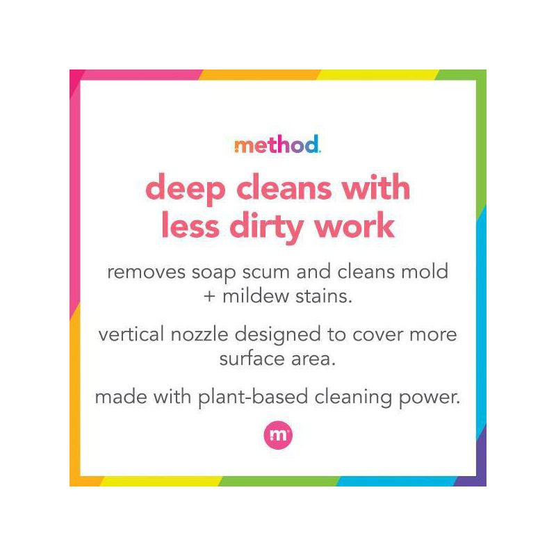 Method Eucalyptus Mint Cleaning Products Foaming Bathroom Cleaner Spray Bottle - 28 fl oz, 5 of 11