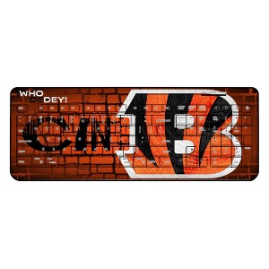 NFL AFC Teams Brick Wall Wireless USB Keyboard - 1 of 4