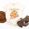 Simply Sage Market Farm Fresh Pumpkin Watercolor Garment Dyed Tee - 3 of 4