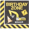 Blue Panda 100 Pack Construction Theme Birthday Disposable Party Napkins 6.5 in - 2 of 4