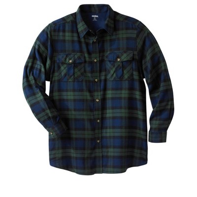 KingSize Men's Big & Tall Signature Plaid Flannel Shirt