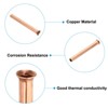 Unique Bargains Copper Air Water Gas Tube Compression Insert Sleeve Fittings Rose Gold - 4 of 4