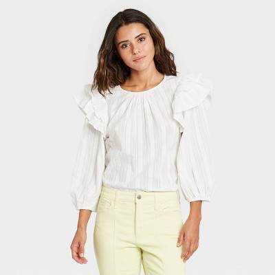 target ruffle blouse