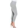 24seven Comfort Apparel Women's Plus Comfortable Ankle Length Leggings - 2 of 4