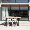 VEVOR Window Door Awning Canopy , UPF 50+ Polycarbonate Entry Door Outdoor Window Awning Exterior, Front Door Overhang Awning - 2 of 4