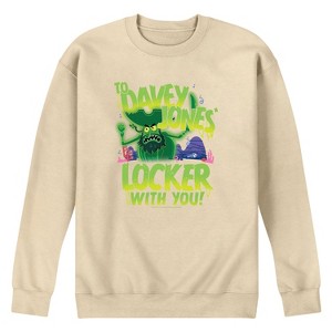 Men's - Spongebob Squarepants - Spongebob: The Search For Squarepants To Davey Jones Locker Graphic Fleece Sweatshirt - 1 of 4
