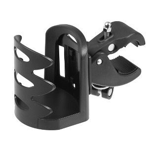 Unique Bargains Motorcycle Bicycle Boat Golf Cart Cup Holder ATV Drink Holder Handlebar Universal Size Bike Water Bottle Cages - 1 of 4