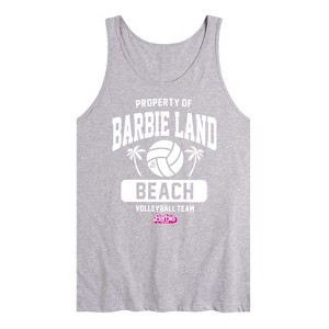 Men's - Barbie - Property of Barbie Land Beach Volleyball Graphic Tank Top - 1 of 1