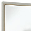 Noble Park Rodgers Rectangular Vanity Wall Mirror Modern Beveled Glass Matte Beige Gold Frame 28" Wide for Bathroom Bedroom Home - 3 of 4