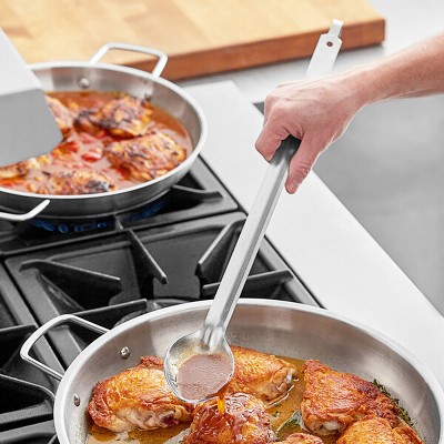 21-Inch Stainless Steel Solid Basting Spoon with Hook