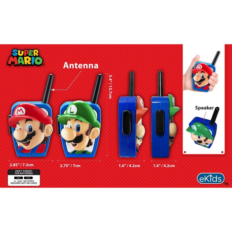 Nintendo Super Mario Walkie Talkies, 5 of 6