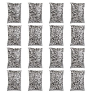 Yescom 32000 pcs Grommet Kit 1/4 inch Size #0 Eyelets and Washers Nickel for Hand Press Apparel Leather Printing Tarp - 1 of 2