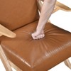 NicBex Accent Chair Solid Rubberwood Frame Modern Leather Lounge Chair Reading Chair Comfy Chair for Living Room - 3 of 4