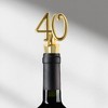 Unique Bargains Bottle Stoppers Zinc Alloy PTR Gold Tone 3.94"x1.50"x0.79" 1 Pc - 2 of 3