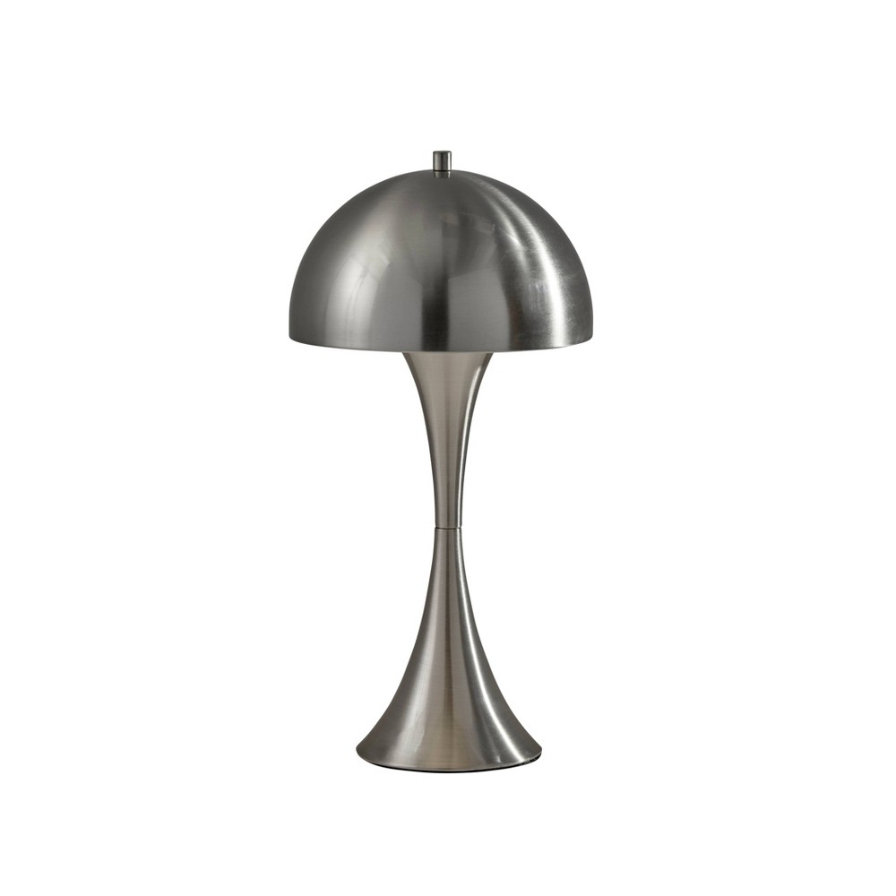 Photos - Floodlight / Street Light Adesso Lennon Table Lamp Steel: ETL Listed, Metal Dome Shade, Touch Sensor 