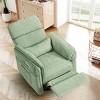 EROMMY Swivel Recliner Glider With Adjustable Headrests & Armrests - 4 of 4