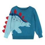 Andy & Evan Kids Graphic Sweaters in Blue, Size 7