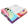 Cartoon Network Powerpuff Girls Flower Exploosion Silk Touch Throw Blanket 50x60 Inches - 3 of 4