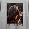 A Quiet Place If They Hear You They Hunt You Crew Neck Short Sleeve Athletic Heather Women's Crop Top - 2 of 4