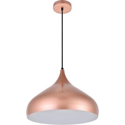 Modern Honey Gold Aluminum Pendant Light