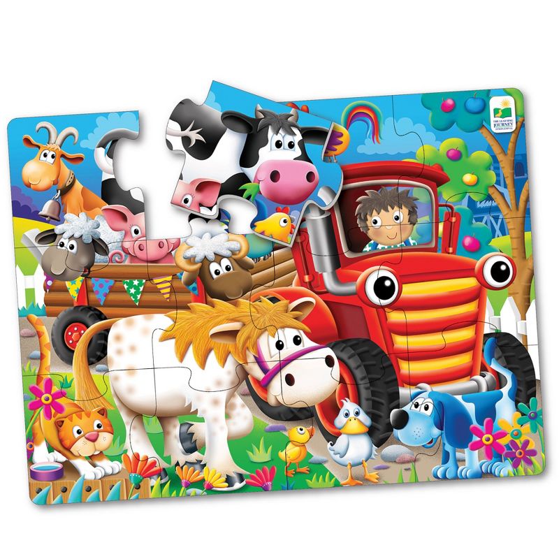 The Learning Journey My First Big Floor Puzzle Farm Friends (12 pieces), 1 of 7