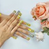 Vynxaria Yellow Trendsetting Wearable Nails for Modern Fashion Size L - 3 of 4