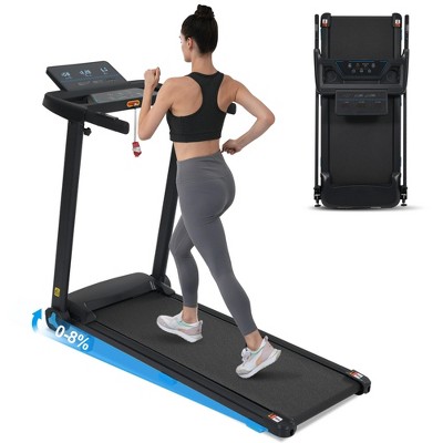 NAYSAYE Foldable Treadmill 3.0HP with Incline for Home Running Walking and Cardio Exercise, Black, 47.64"*19.72"*37.01"