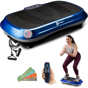 LifePro Black Fitness Platform: Enhance Your Home Workouts with Our All-in-One Vibration Plate and Loop Bands - 1 of 4
