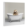 Stupell Industries Happy Sloth in Bathtub Wall Plaque Art - 2 of 4