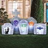 Occasions 8' INFLATABLE FLASHING LIGHTS TOMBSTONE SCENE, 8 ft Tall, Multicolored - 4 of 4