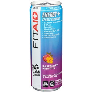 LifeAid FitAid Energy Raspberry Hibiscus  12 cans/12 fl oz - 1 of 1