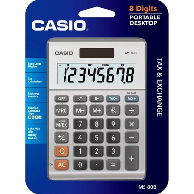 Casio Basic 8-digit Desktop Calculator (ms-80b) : Target